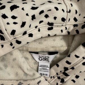 Athleta Kids Matching Set in Cream and Black